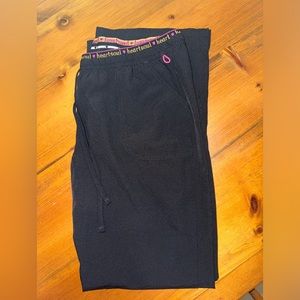 Heart soul black scrub pants